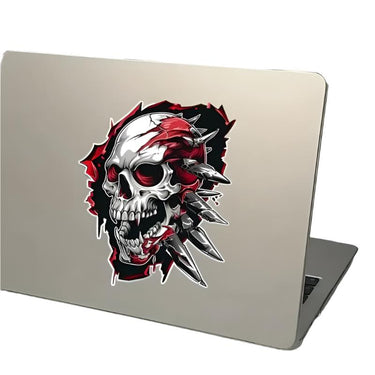 Brutal 3D Skull Vinyl Sticker